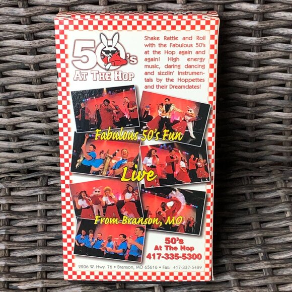 Branson Mall Music Theatre 50's At The Hop Live VHS Tape - Picture 2 of 4